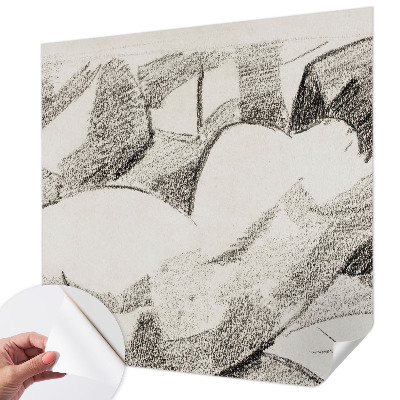 Selbstklebende Fototapete fürs Wohnzimmer Eine lügnerische Figur