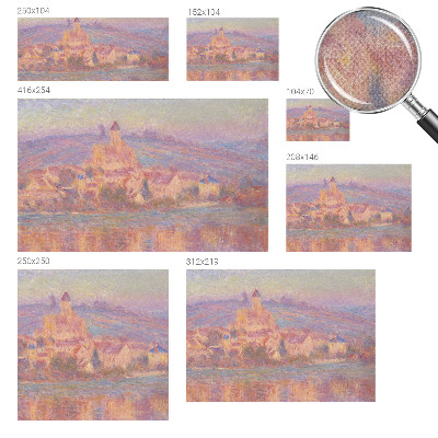 Selbstklebende Fototapete fürs Schlafzimmer Eine charmante Stadt