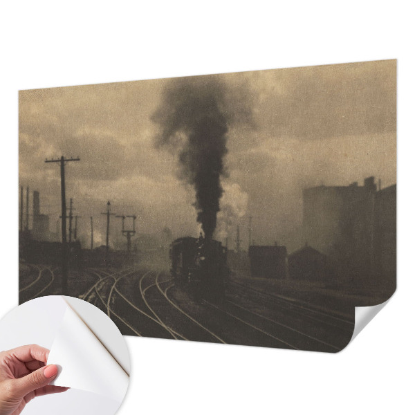 3D-Fototapete fürs Wohnzimmer Industrielandschaft