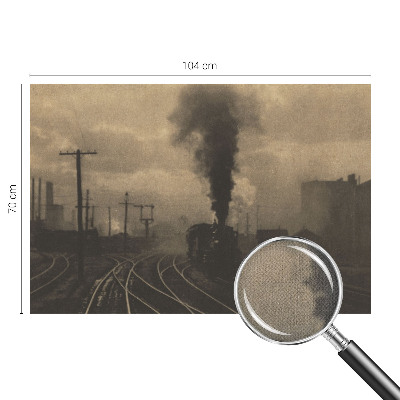 3D-Fototapete fürs Wohnzimmer Industrielandschaft