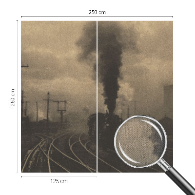 3D-Fototapete fürs Wohnzimmer Industrielandschaft