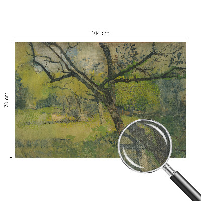 3D-Fototapete fürs Schlafzimmer Grüne Landschaft