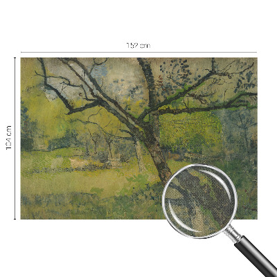 3D-Fototapete fürs Schlafzimmer Grüne Landschaft