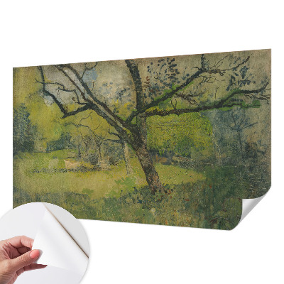 3D-Fototapete fürs Schlafzimmer Grüne Landschaft