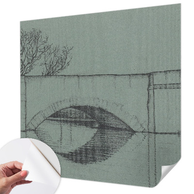 Moderne Fototapete nach Maß Bogenbrücke