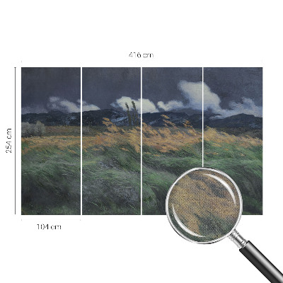 Motivtapete nach Maß Verwehtes Gras