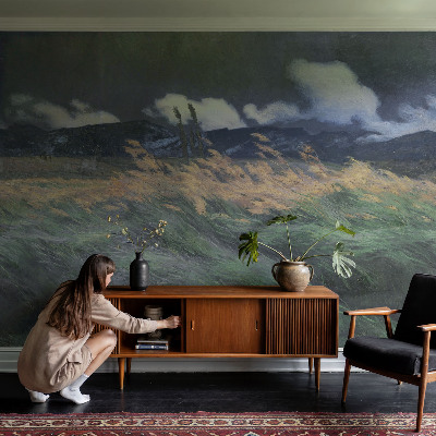 Motivtapete nach Maß Verwehtes Gras