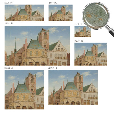 Motivtapete fürs Wohnzimmer Historisches Rathaus