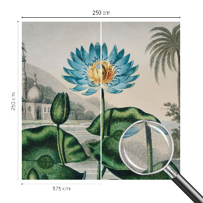 Vintage tapete Exotische Landschaft