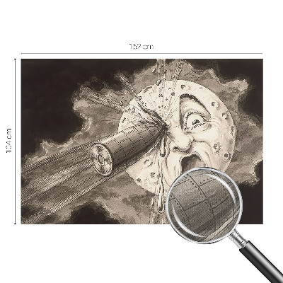 Selbstklebende Fototapete für die Wand Kosmische Kollision