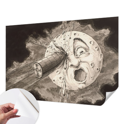 Selbstklebende Fototapete für die Wand Kosmische Kollision