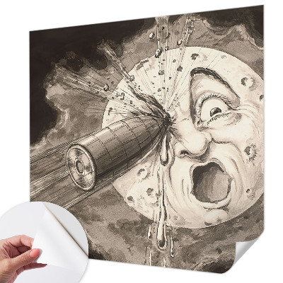 Selbstklebende Fototapete für die Wand Kosmische Kollision