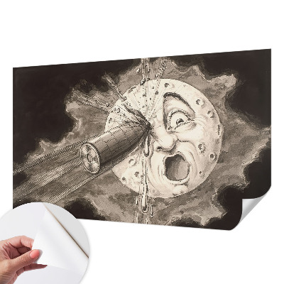 Selbstklebende Fototapete für die Wand Kosmische Kollision