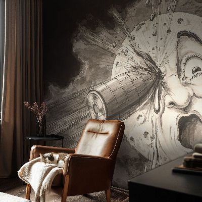 Selbstklebende Fototapete für die Wand Kosmische Kollision