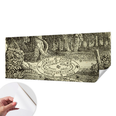 Selbstklebende Fototapete fürs Wohnzimmer Magischer Kreis