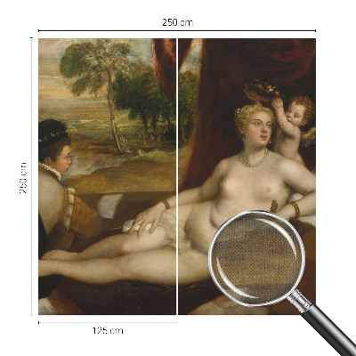 Selbstklebende Fototapete fürs Schlafzimmer Entspannende Szene