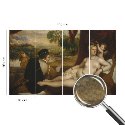 Selbstklebende Fototapete fürs Schlafzimmer Entspannende Szene