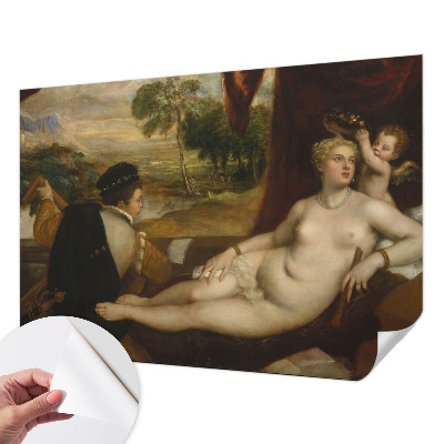 Selbstklebende Fototapete fürs Schlafzimmer Entspannende Szene