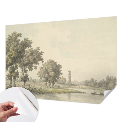 Moderne Fototapete nach Maß Ein ruhiger Park