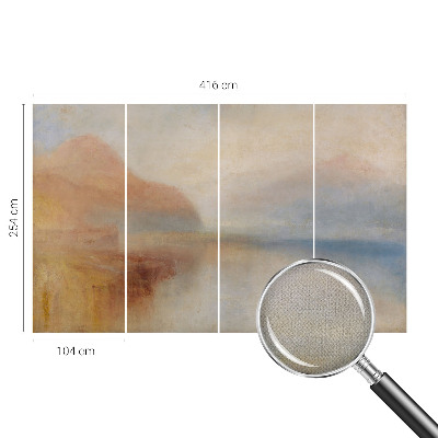 Fototapete in 3D-Optik Ätherische Landschaft