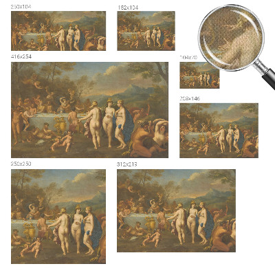 Motivtapete nach Maß Antikes Festmahl