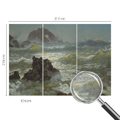 Selbstklebende Fototapete fürs Kinderzimmer Stürmische See