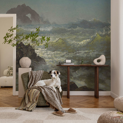 Selbstklebende Fototapete fürs Kinderzimmer Stürmische See