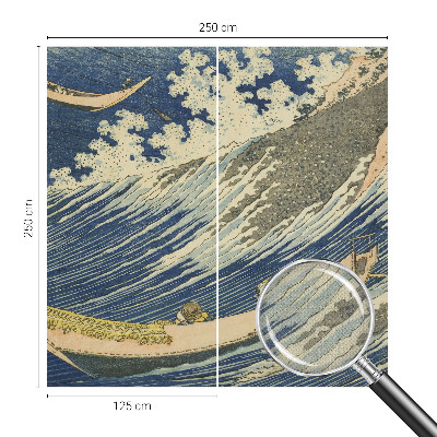 Fototapete in 3D-Optik Meereswellen