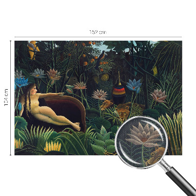 3D-Fototapete fürs Schlafzimmer Exotischer Dschungel