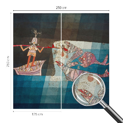 Motivtapete fürs Wohnzimmer Fischerjäger