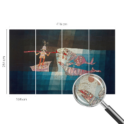 Motivtapete fürs Wohnzimmer Fischerjäger