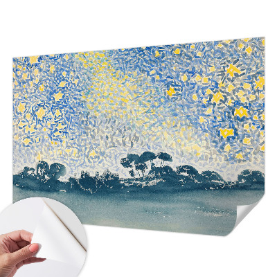 Vintage tapete Sternabstraktion