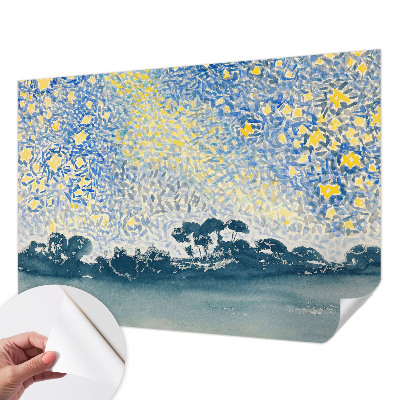 Vintage tapete Sternabstraktion