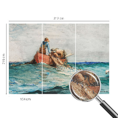 Selbstklebende Fototapete fürs Wohnzimmer Seeexpedition