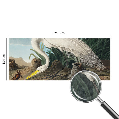 3D-Fototapete Majestätischer Reiher