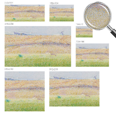 3D-Fototapete fürs Wohnzimmer Sommerfeld