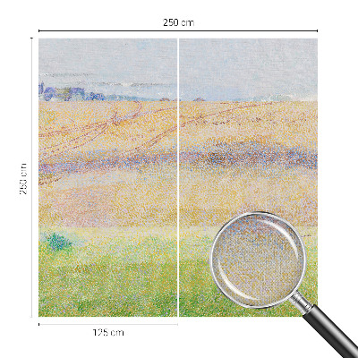 3D-Fototapete fürs Wohnzimmer Sommerfeld