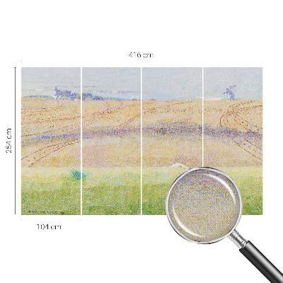 3D-Fototapete fürs Wohnzimmer Sommerfeld