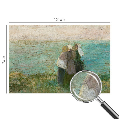 3D-Fototapete fürs Schlafzimmer Spiegelung am Meer