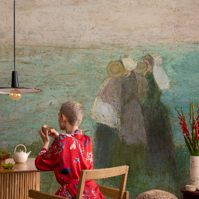 3D-Fototapete fürs Schlafzimmer Spiegelung am Meer