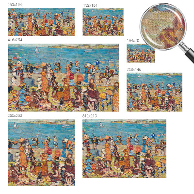 Moderne Fototapete nach Maß Strandszene