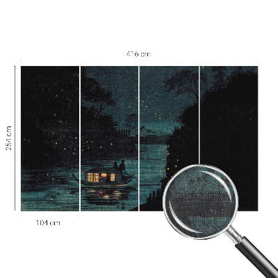 Motivtapete nach Maß Abendlichter