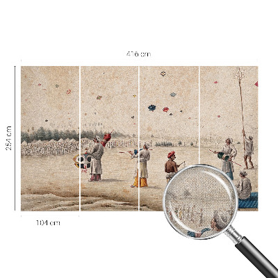 Motivtapete fürs Wohnzimmer Steigende Drachen