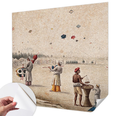 Motivtapete fürs Wohnzimmer Steigende Drachen