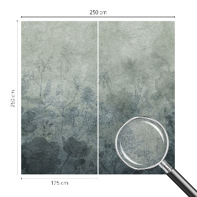 Selbstklebende Fototapete für die Wand Pflanzeneleganz