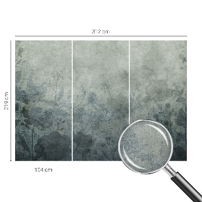 Selbstklebende Fototapete für die Wand Pflanzeneleganz