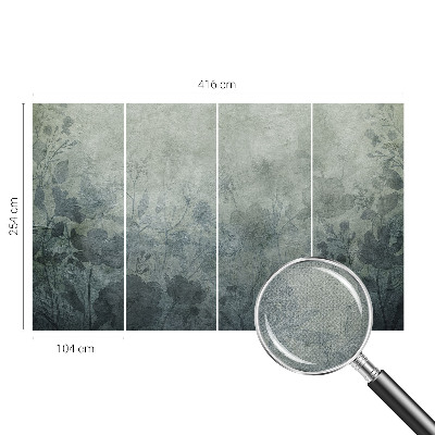 Selbstklebende Fototapete für die Wand Pflanzeneleganz