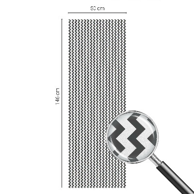 Folie für Fenster blickdicht Zickzackmuster