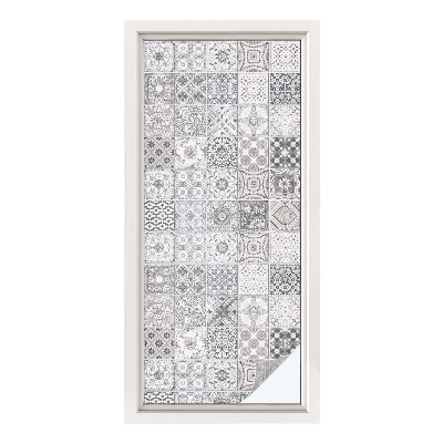 Fensterfolie Sichtschutz Geflieste Muster