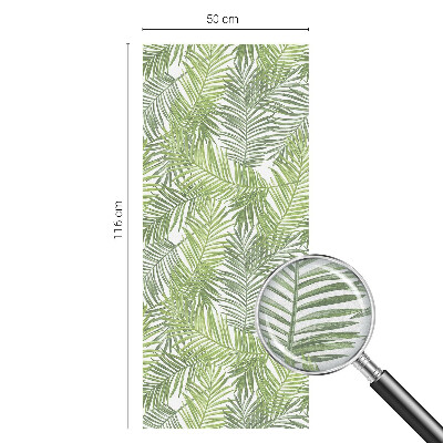 Klebefolie Fenster Sichtschutz Pflanzenmuster